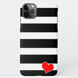 Trendy Black & White Striped iPhone 11Pro Maxケース