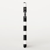 Trendy Black & White Striped iPhoneケース (左側)