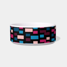 Trendy Blue and Pink City Night Cool Home Pattern