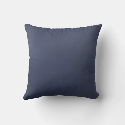 Trendy Blue Swan Pattern Throw Pillow クッション (裏面)