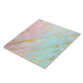 Trendy Blush Pink Soft Mint Gold Luxury Collection タイル (側面)