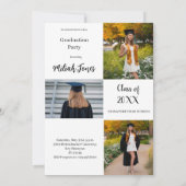 Trendy Boho Graduation Party Invitation 招待状 (裏面)