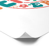 Trendy Book Lover "In My Reading Era" Sticker ポスター (角)