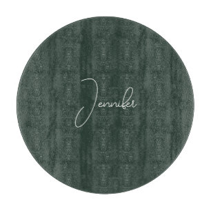 Trendy Celtic Greyish Green Modern Add Own Name カッティングボード