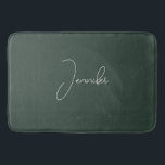 Trendy Celtic Greyish Green Modern Add Own Name バスマット<br><div class="desc">This template can be customized to meet all professional occupations.</div>