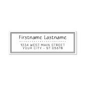 Trendy Chic Simple Styled Typography Script セルフインキングスタンプ (デザイン)