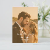 trendy chic stylish classy save the date card セーブザデート (スタンド正面)
