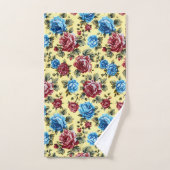 Trendy Chic Stylish Floral Vintage  バスタオルセット (ハンドタオル)