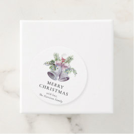 Trendy Christmas Bell Party Elegant Holidays フェイバータグ