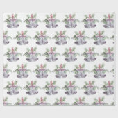 Trendy Christmas Bell Party Elegant Holidays ラッピングペーパー (フラット)