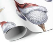 Trendy Christmas Golf Ball Tee With Santa Hat     ラッピングペーパー (ロールコーナー)