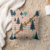 Trendy Christmas Luxury Christmas Trees クッション (ブランケット)
