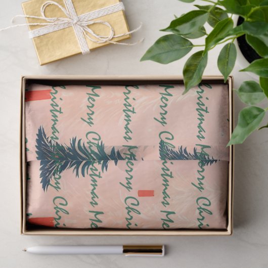 Trendy Christmas Luxury Christmas Trees 薄葉紙 (ギフト)