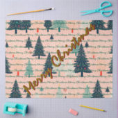 Trendy Christmas Luxury Christmas Trees 薄葉紙 (クラフト)