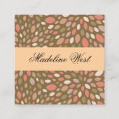 Trendy Classy Realtor Business Cards スクエア名刺 (正面)
