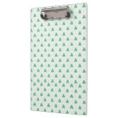 Trendy Clover Design Clipboard for Office or Schoo クリップボード (左)
