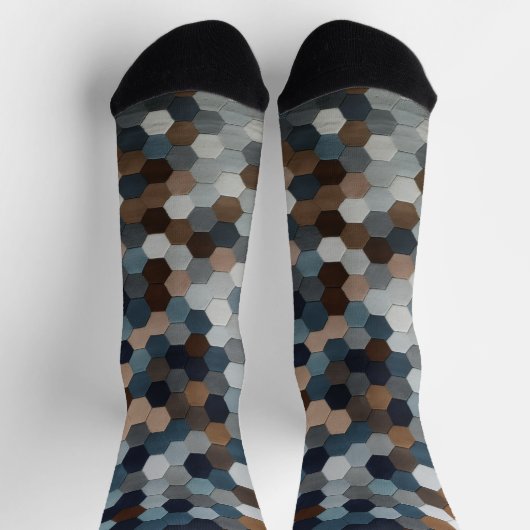Trendy Colorful Patterned  Socks ソックス (上部)