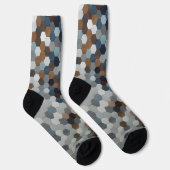 Trendy Colorful Patterned  Socks ソックス (右)