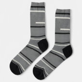 Trendy Colorful Patterned  Socks ソックス (左)