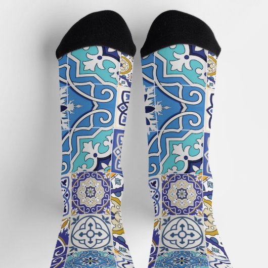 Trendy Colorful Patterned Socks ソックス (上部)