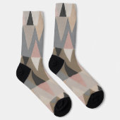 Trendy Colorful Patterned  Socks ソックス (右)