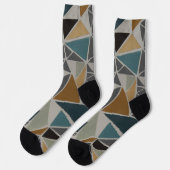 Trendy Colorful Patterned  Socks ソックス (左)