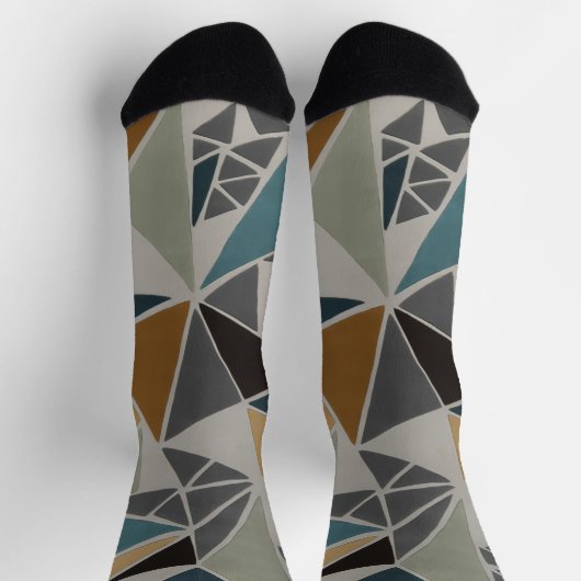 Trendy Colorful Patterned  Socks ソックス (上部)