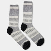 Trendy Colorful Patterned  Socks ソックス (右)