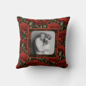 Trendy Couple Wedding Anniversary  Throw Pillow   クッション (裏面)