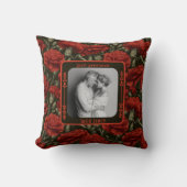 Trendy Couple Wedding Anniversary  Throw Pillow   クッション (正面)