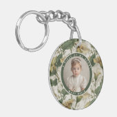 Trendy custom souvenir Photo Calla Lilies キーホルダー (正面左)