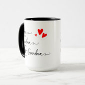 Trendy Custom Year Mom Grandma Great Grandma マグカップ (正面左)