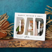 Trendy DAD Custom Photo Collage フォトプラーク (側面)