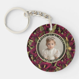 Trendy Dads Day Gifts Calla Lilies Floral キーホルダー