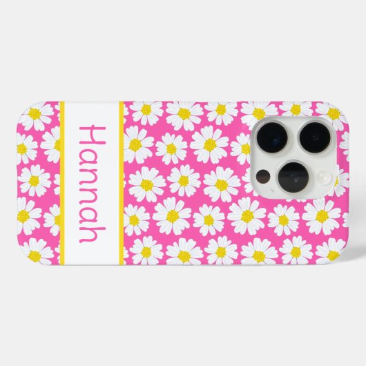 Trendy Daisy Pattern Case-Mate iPhoneケース (裏面 (横))