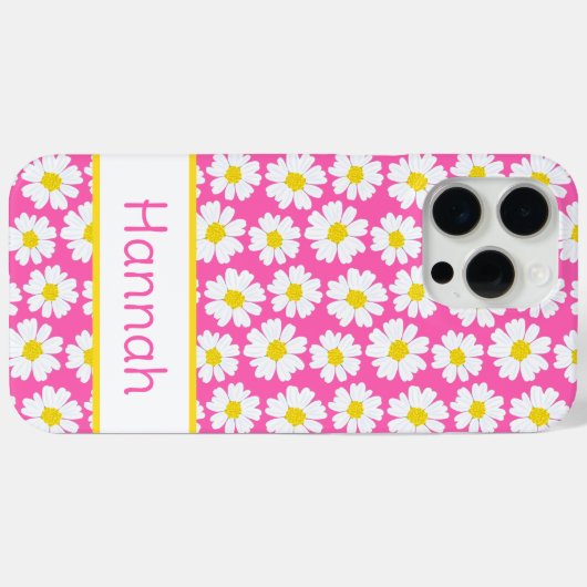 Trendy Daisy Pattern Case-Mate iPhoneケース (裏面 (横))