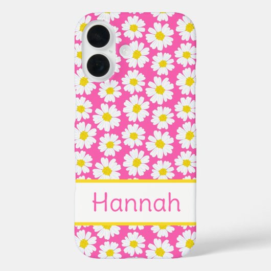 Trendy Daisy Pattern Case-Mate iPhoneケース (裏面)