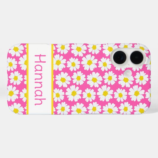 Trendy Daisy Pattern Case-Mate iPhoneケース (裏面 (横))