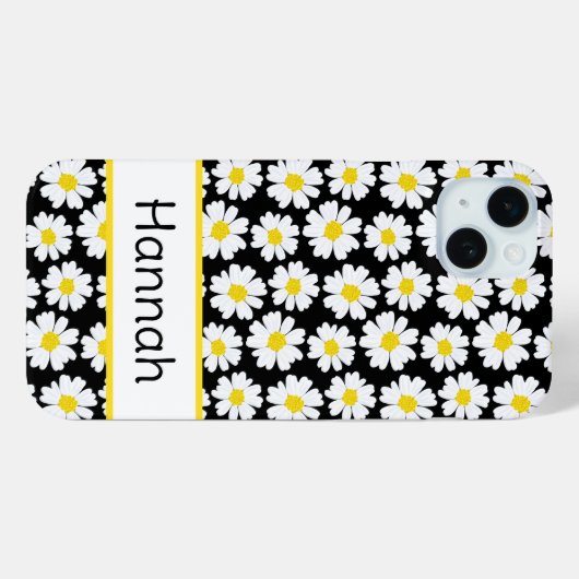 Trendy Daisy Pattern Case-Mate iPhoneケース (裏面 (横))