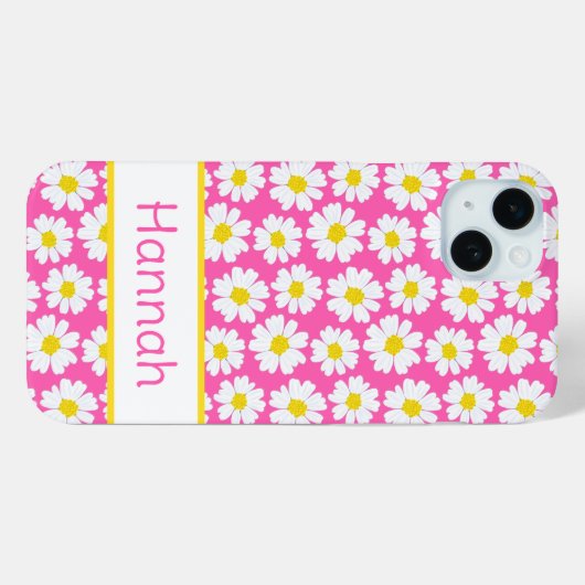 Trendy Daisy Pattern Case-Mate iPhoneケース (裏面 (横))