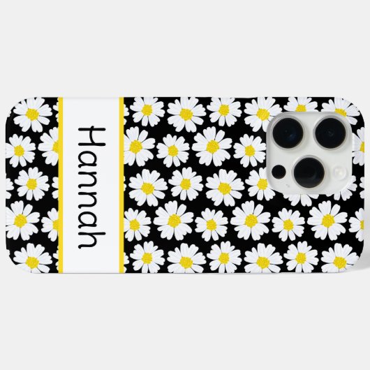 Trendy Daisy Pattern Case-Mate iPhoneケース (裏面 (横))