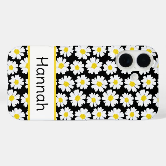 Trendy Daisy Pattern Case-Mate iPhoneケース (裏面 (横))