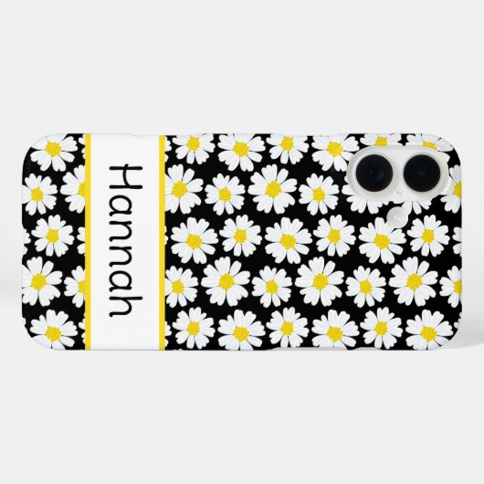 Trendy Daisy Pattern Case-Mate iPhoneケース (裏面 (横))