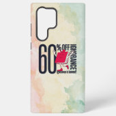 Trendy Dark Paper Texture Whimsical Book Samsung Galaxyケース (裏面)