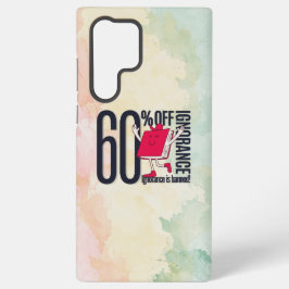 Trendy Dark Paper Texture Whimsical Book Samsung Galaxy S22 Ultraケース