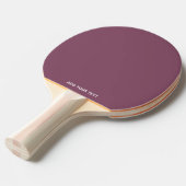 Trendy Deep Plum - Custom Ping Pong Paddle 卓球ラケット (正面アングル)