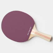 Trendy Deep Plum - Custom Ping Pong Paddle 卓球ラケット (横)