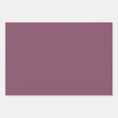 Trendy Deep Plum - Wrapping Paper Sheets Set ラッピングペーパーシート (正面)