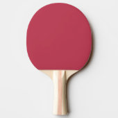 Trendy Deep Raspberry Red Custom Ping Pong Paddle 卓球ラケット (裏面)