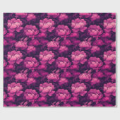 Trendy Delicate Peonies Wrapping Paper ラッピングペーパー (フラット)